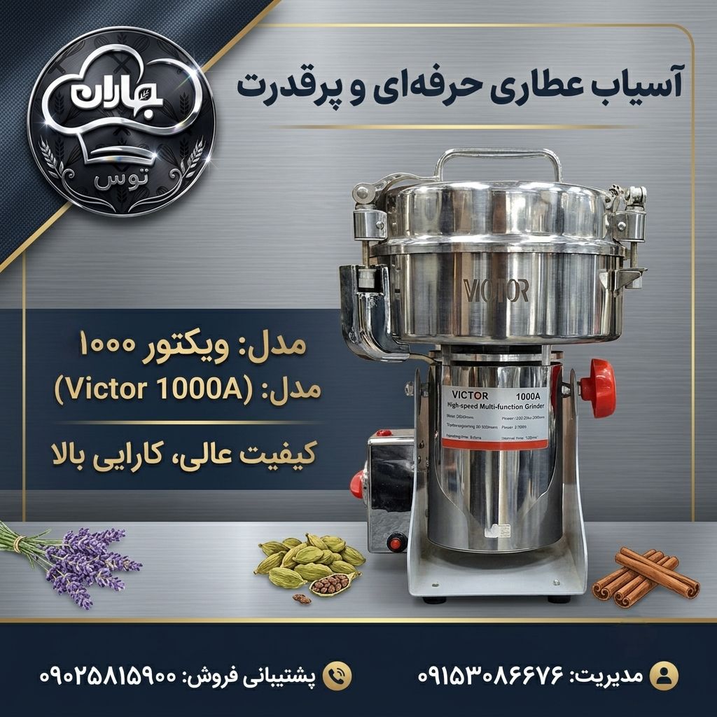 آسیاب صنعتی1000گرمی ویکتور