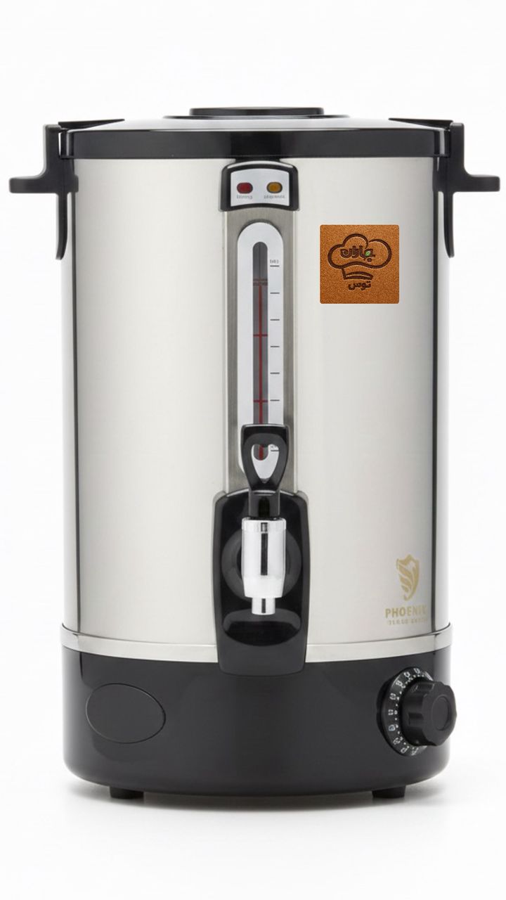 سماور برقی دو جداره استیل 30 لیتری فونیکس