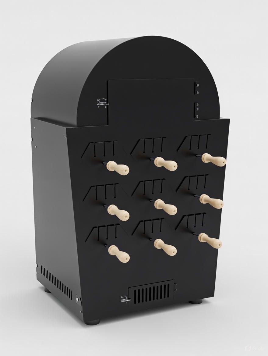 دستگاه بلال تنوری-سیب زمینی تنوری 9خشاب طرح بشقاب داغ