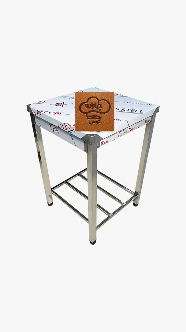 میز کار استیل 50 سانتی -کارگاهی