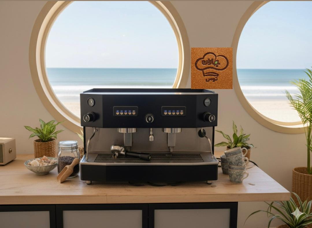 دستگاه اسپرسوساز صنعتی ایبریتال اتوماتیک 2 گروپ مدل جونیور