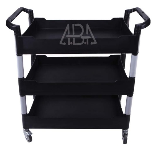 ترولی ظروف کثیف 3 طبقه گود aba