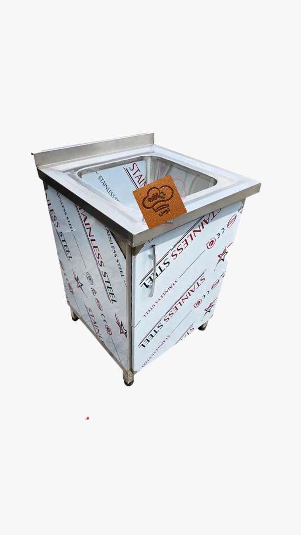 سینک تک لگن کابینت دار 60 سانتی-کارگاهی