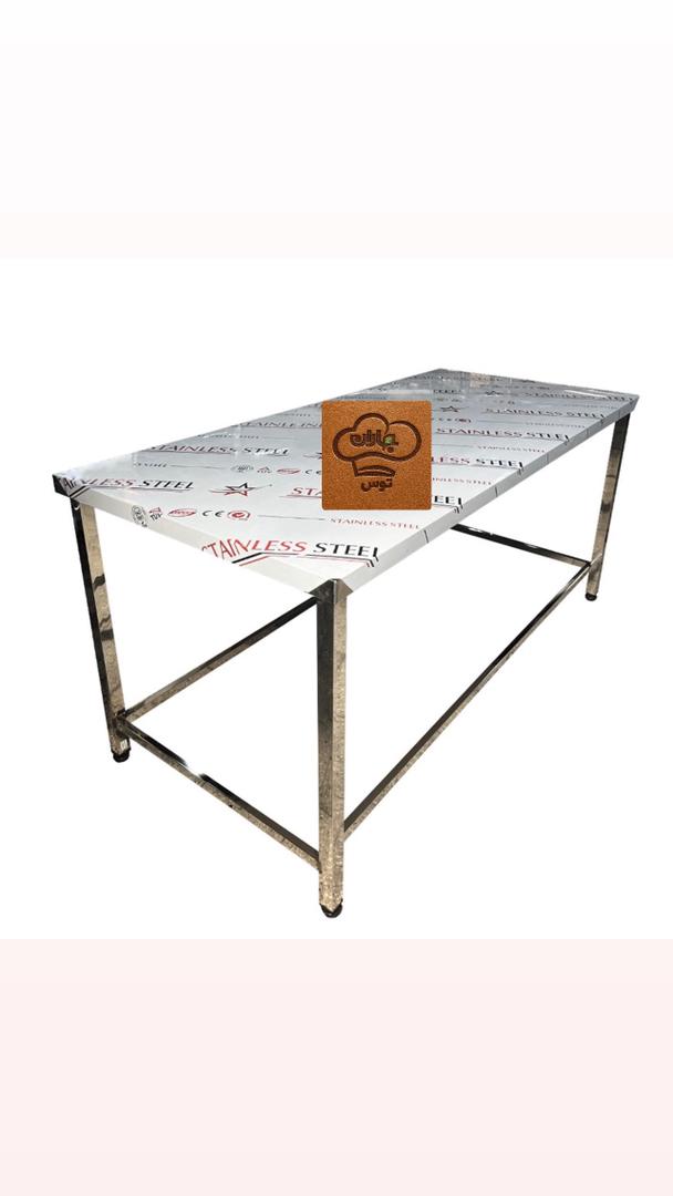 میز کار قنادی و شیرینی‌پزی 190 سانتی-کارگاهی