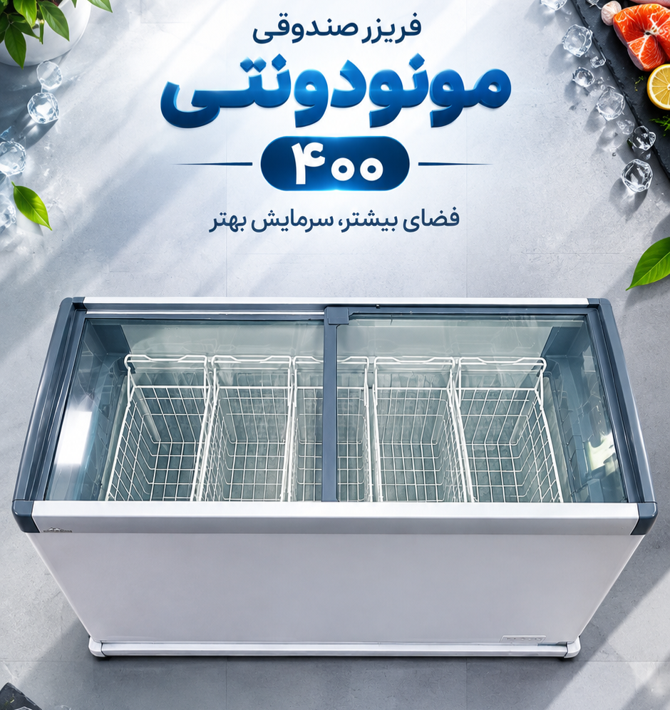 فریزر صندوقی عرض 143 مونودونتی مدل CRF4561