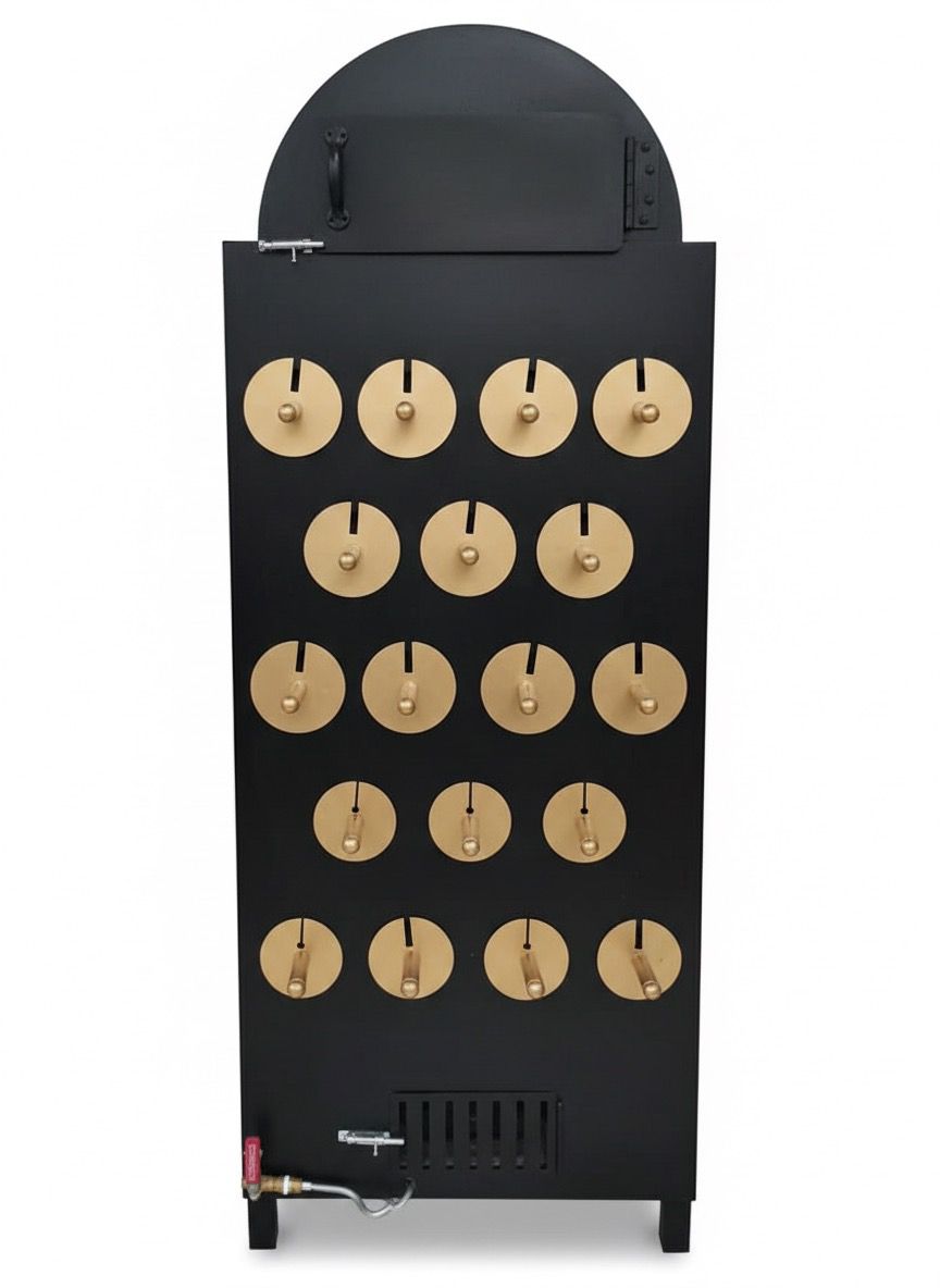 دستگاه بلال تنوری -سیب زمینی توری 18 خشاب